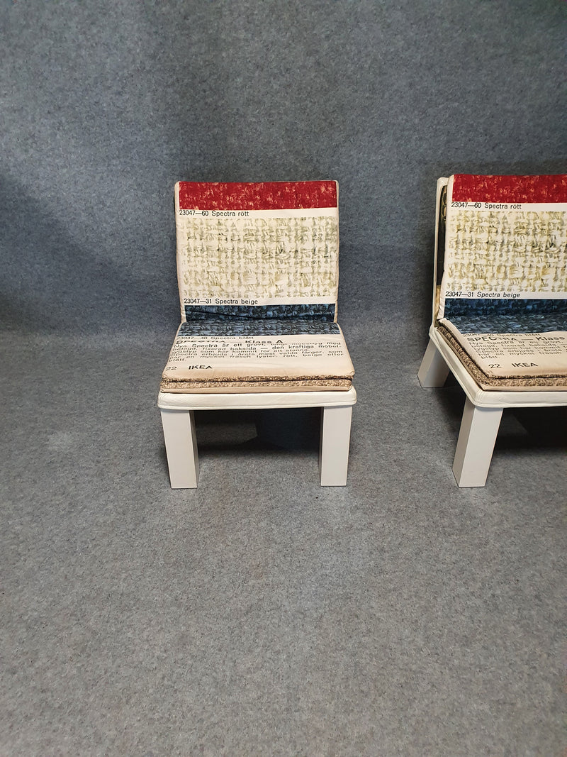 2 x Ikea PS special edition Selma chairs. Rare collectable contemporary IKEA PS SELMA EASY CHAIR limited edition 2008.
