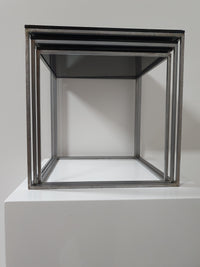 Early rare nesting tables model PK-71 designed by Poul Kjærholm.