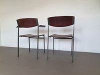 Gijs van der Sluis voor 't Spectrum met en zonder armleuning in mooie vintage staat Meerdere op voorraad.