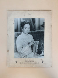Cinema German promotional material, baryte photo on board / lobby card. 40 x 50 cm