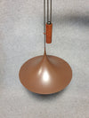 Semi large hanging lamp by Claus Bonderup & Torsten Thorup for Fog & Mørup, 1960s with counterweight