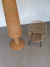 Gasparucci large wicker rattan floor lamp 191x52x52 cm. Very good condition.
