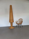 Gasparucci large wicker rattan floor lamp 191x52x52 cm. Very good condition.