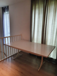 PEDESTAL DINING TABLE BY GEORGE NELSON FOR HERMAN MILLER