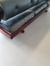 Gianni Songia Black Leather Daybed Sofa Model GS-195 for Sormani, Italy, 1963

#giannisongia #dakbedekking #sormani