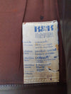 Dark brown leather sofa (3 seater)