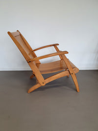 Mid Century plywood folding chairs