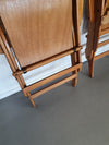 Mid Century plywood folding chairs