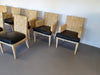 Donghia Block Island chairs with original leather seats by John Hutton