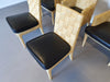 Donghia Block Island chairs with original leather seats by John Hutton