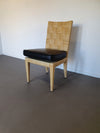Donghia Block Island chairs with original leather seats by John Hutton