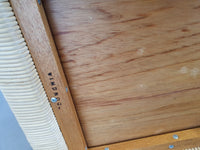 Donghia Block Island chairs with original leather seats by John Hutton