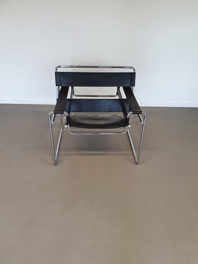 Wassily chair marked Gavina/Marcel Breuer 1965