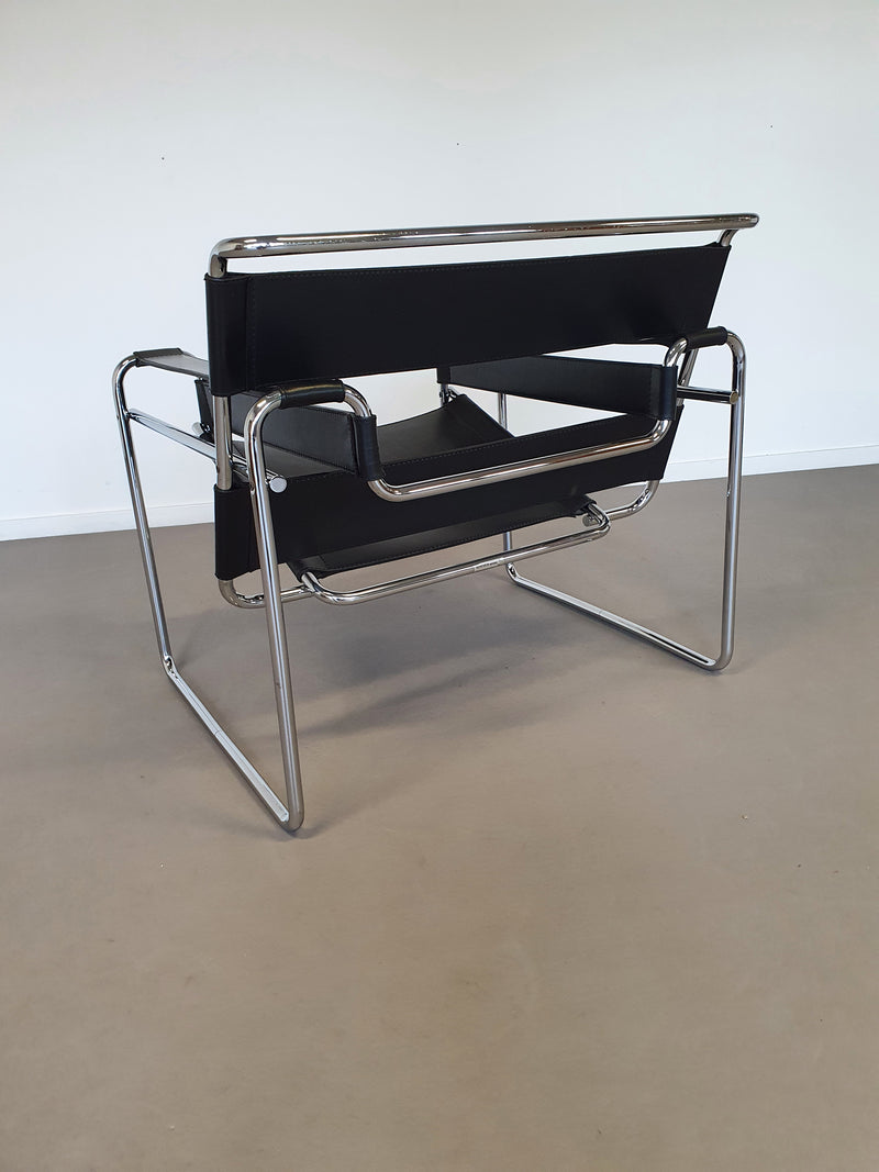 Wassily chair marked Gavina/Marcel Breuer 1965