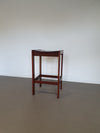 3 x stool meranti 70s. Height 71 cm /
Wide 42 cm / Depth 40 cm