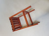 3 x stool meranti 70s. Height 71 cm /
Wide 42 cm / Depth 40 cm