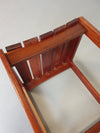 3 x stool meranti 70s. Height 71 cm /
Wide 42 cm / Depth 40 cm