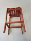 3 x stool meranti 70s. Height 71 cm /
Wide 42 cm / Depth 40 cm