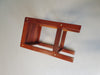 3 x stool meranti 70s. Height 71 cm /
Wide 42 cm / Depth 40 cm