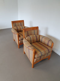 SET GIORGETTI NEW GALLERY LOW ARM CHAIRS BY UMBERTO ASNAGO