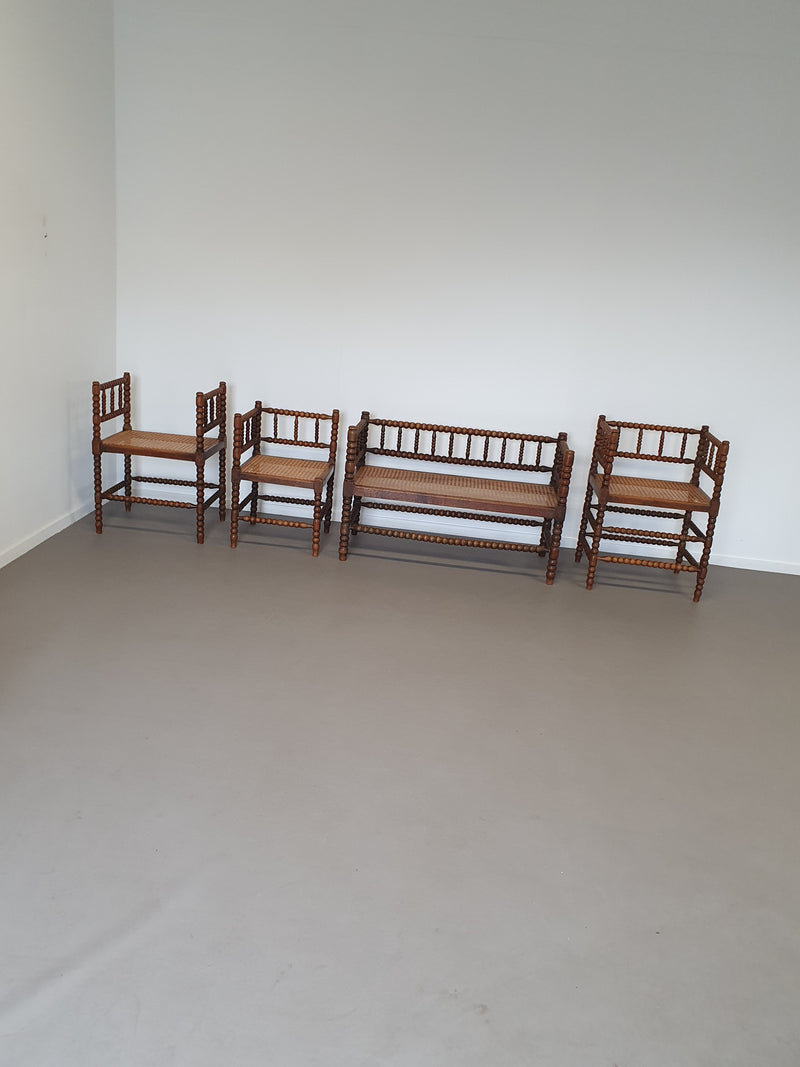 Matching Bobbin family group 1 x bench , 3 x chair.
