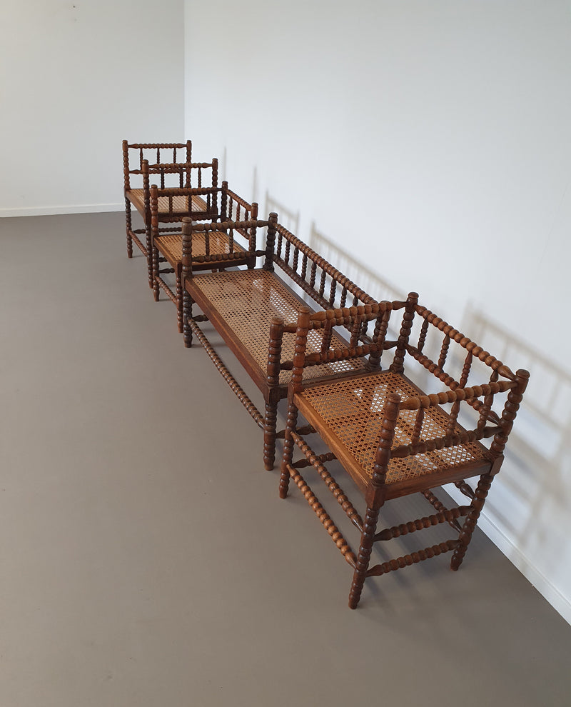 Matching Bobbin family group 1 x bench , 3 x chair.
