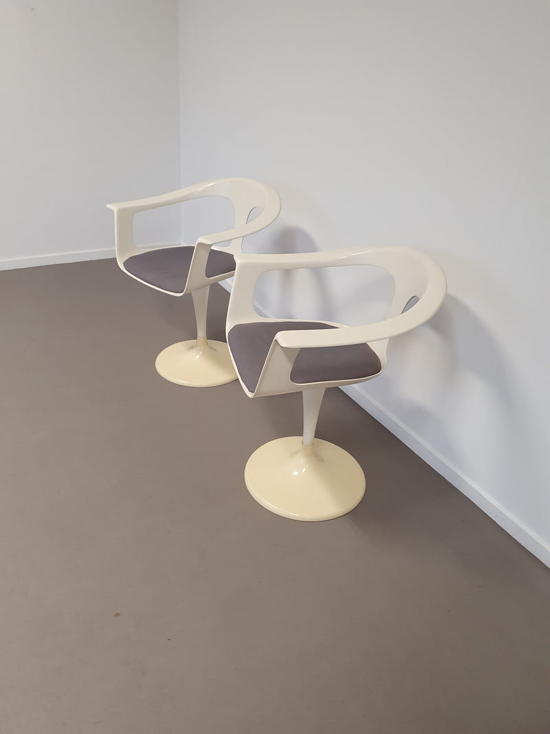 2 x Lusch chair by Joe Colombo.