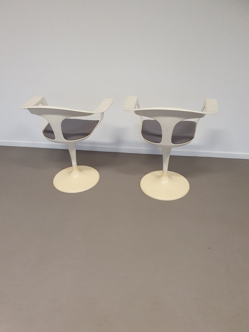 2 x Lusch chair by Joe Colombo.