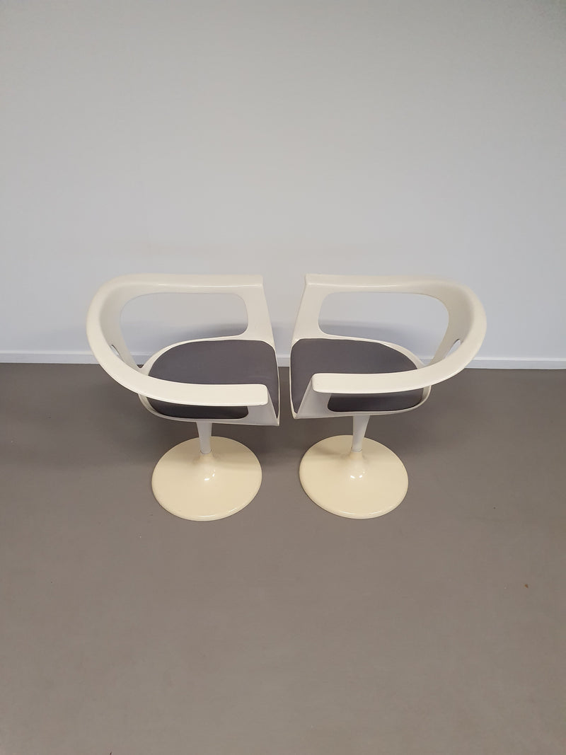 2 x Lusch chair by Joe Colombo.