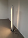 White Ettore Sottsass Moonlight Floor Lamp no. 14104, Italy 1970's