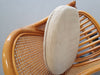 4 x Rattan /Webbing dining chairs 80s in beautiful condition