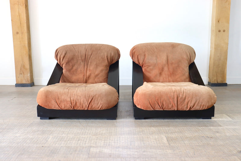 Pine Lounge Chairs by Renato Toso and Roberto Pamio for Stilwood, 1970