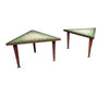 Pair of glass tile mosaic side tables - Genaro Alvarez - 1950s BY GETANO