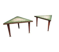 Pair of glass tile mosaic side tables - Genaro Alvarez - 1950s BY GETANO