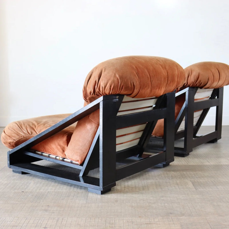 Pine Lounge Chairs by Renato Toso and Roberto Pamio for Stilwood, 1970