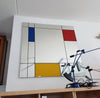 Mondrian / Modriaan mirror from Rimadesio