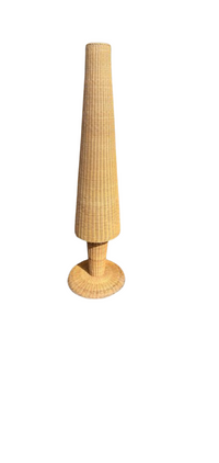 Gasparucci large wicker rattan floor lamp 191x52x52 cm. Very good condition.